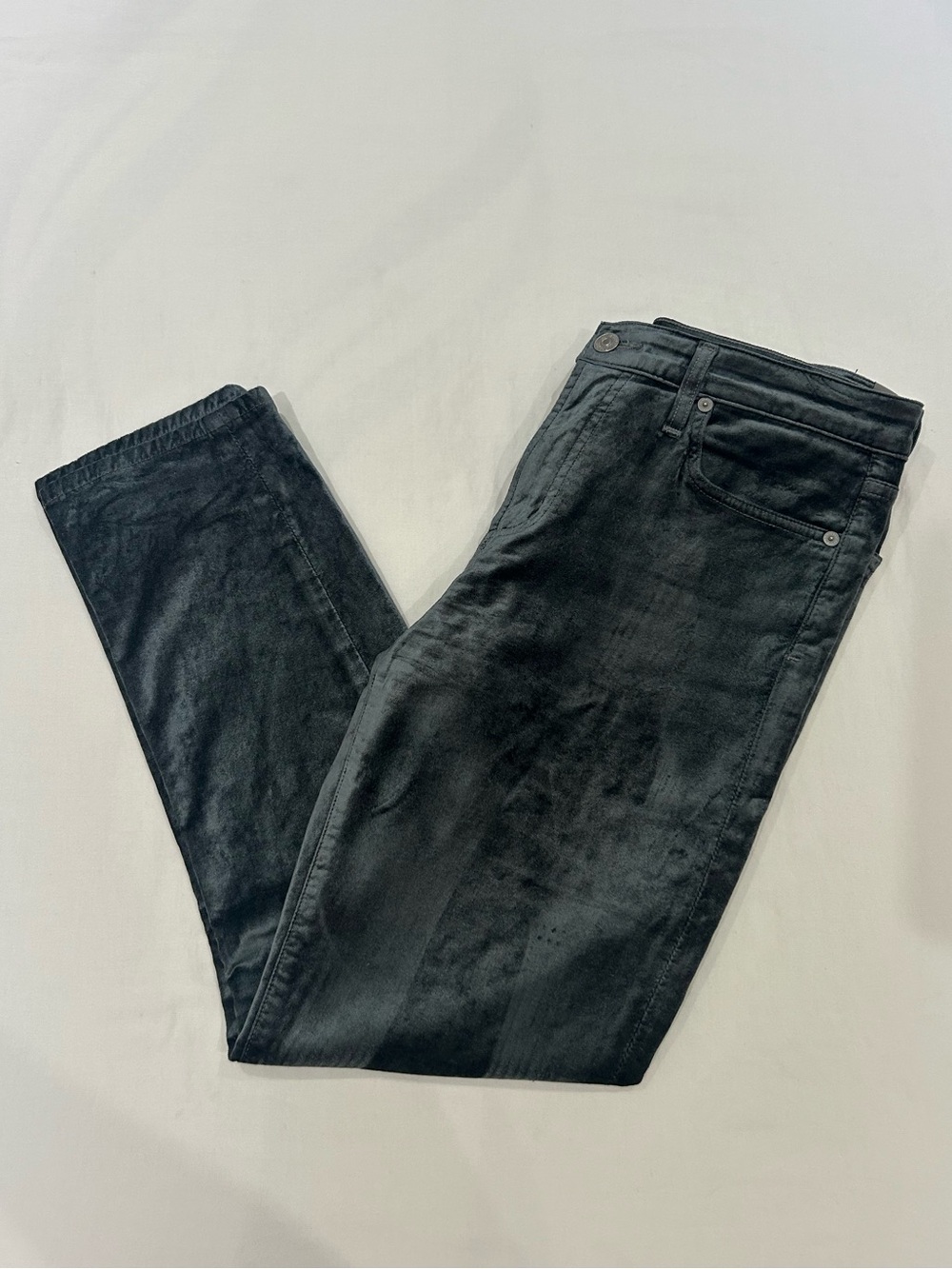 Citizens Of Humanity Harlow High-Rise Slim Ankle Velvet Pants, Size 29